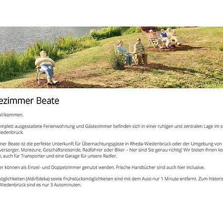 Gästezimmer Beate Rheda Wiedenbrück Exterior foto